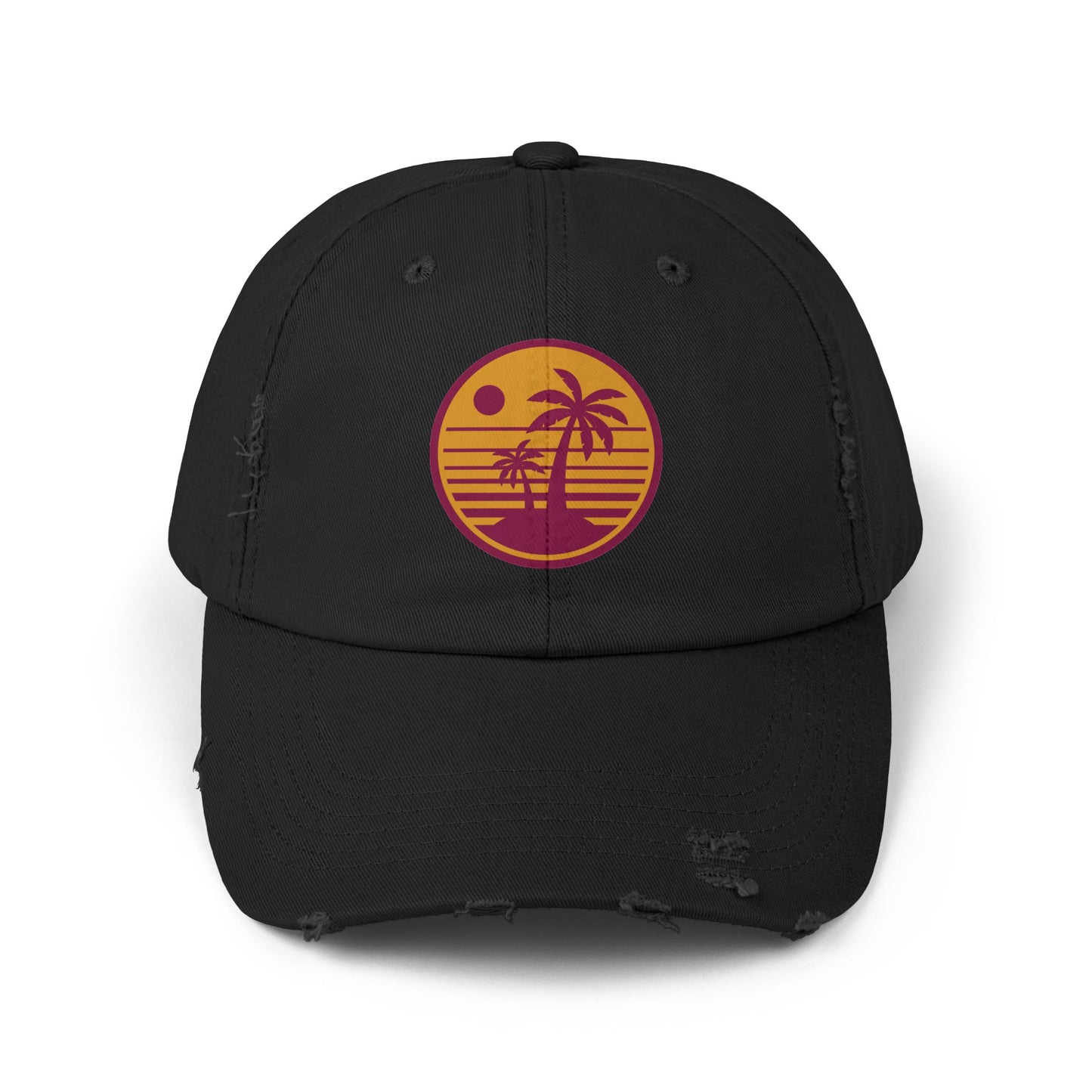 retro sunset hat